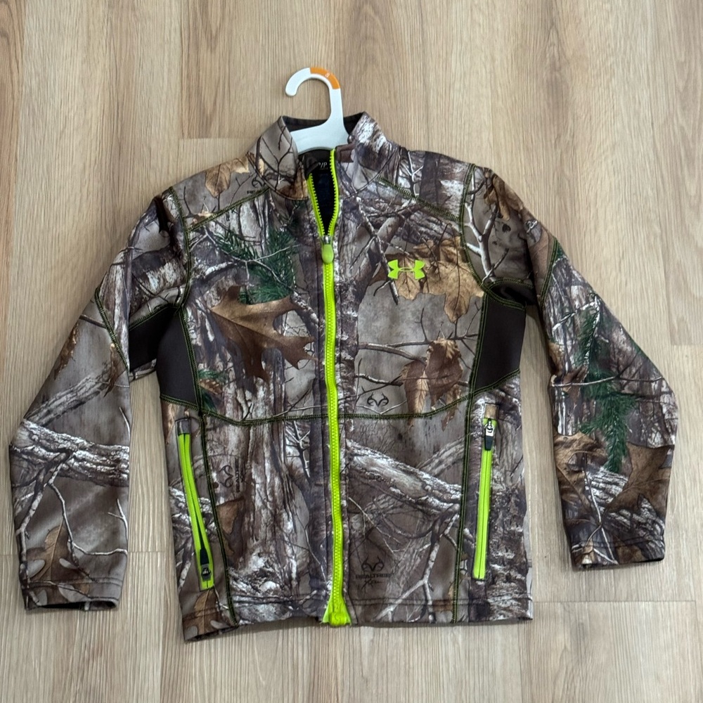 Under Armour Camouflage Jacket with Neon Accents